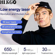 Laser Hair Growth Device Laser Cap for Hair Regrowth, Hair Restore 650nm LLLT Cap Anti-Hair Loss Treatment